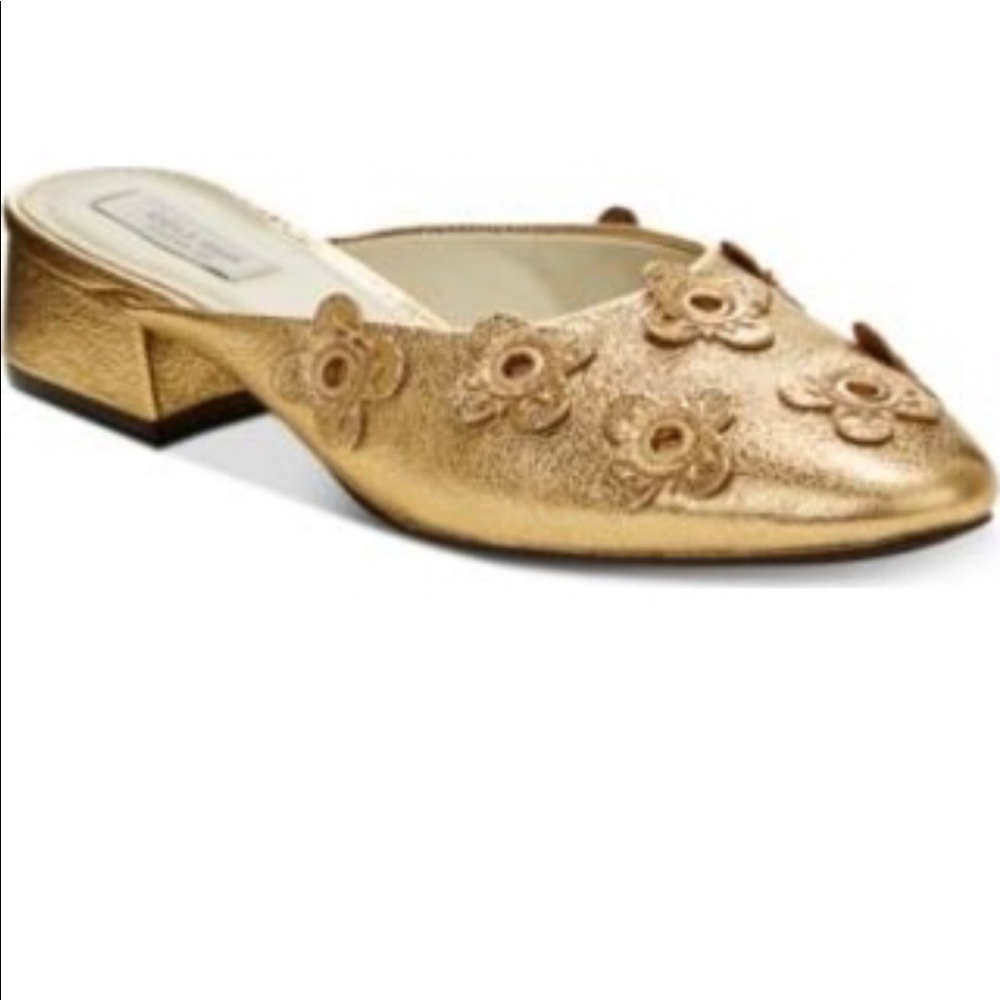 Metallic Gold Cole Haan Mule